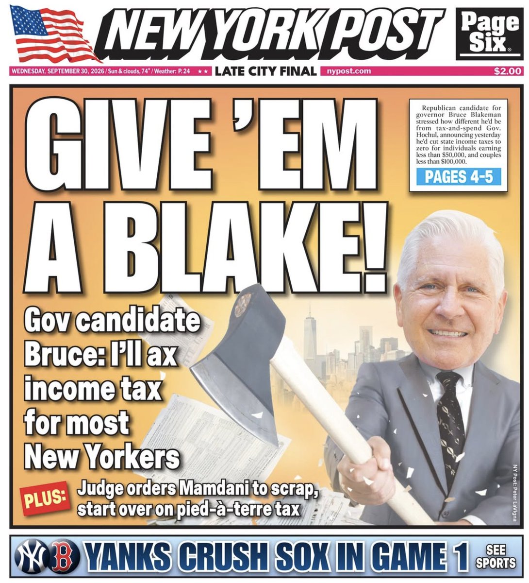 NassauExec's tweet photo. As Governor, I’ll eliminate state income tax on the first $50,000 for single filers, and $100,000 for married couples.

Let’s make New York a place families can afford to stay.

Stand with me. Support my tax relief plan. https://t.co/ncZOW0Kzej