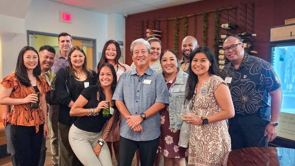 FirstInsHI's tweet photo. Earlier this month, FICOH underwriters, marketing staff, and leaders traveled to Hilo to reconnect with our valued agency partners on the Big Island. Over great food, we talked story, shared laughs, and expressed our mahalo for all they do to serve our shared customers. https://t.co/BBWLuZhJyA