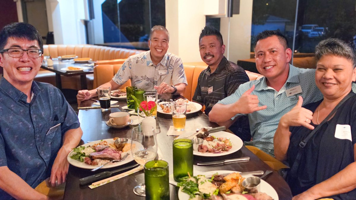 FirstInsHI's tweet photo. Earlier this month, FICOH underwriters, marketing staff, and leaders traveled to Hilo to reconnect with our valued agency partners on the Big Island. Over great food, we talked story, shared laughs, and expressed our mahalo for all they do to serve our shared customers. https://t.co/BBWLuZhJyA