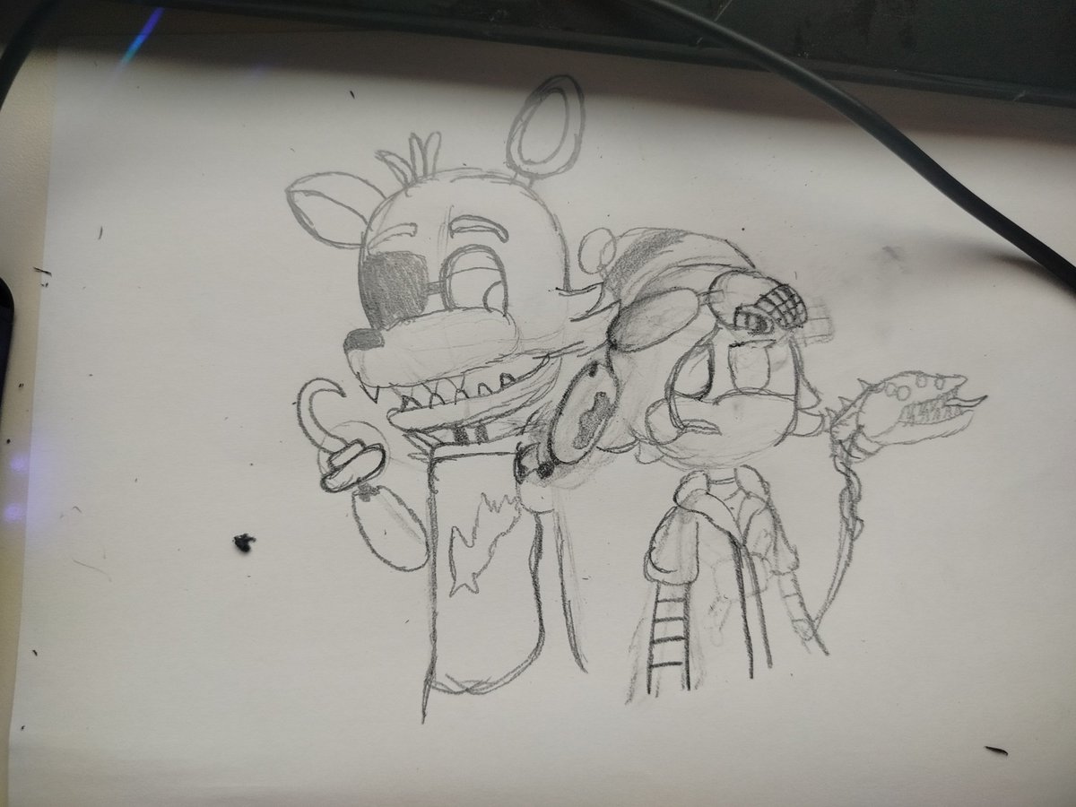 200Fazbear's tweet photo. Estaba aburrido y decidí hacer un dibujo algo que la verdad me gustó

Foxy And Uzi

#fnaf #foxyfnaf #uzi
#dibujo #sketch #murderdrones https://t.co/FRttHwTzzc