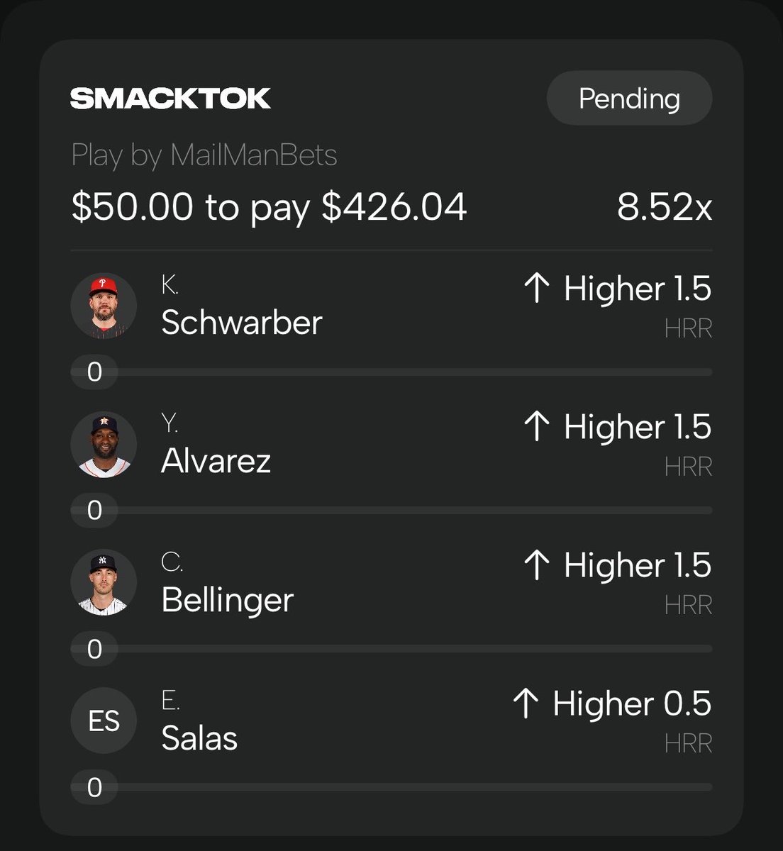 MailMannBets's tweet photo. first play @smacktok use the link under this  and come join the winning team

https://t.co/w4vdVcMWZm https://t.co/KIbyQhRNXb