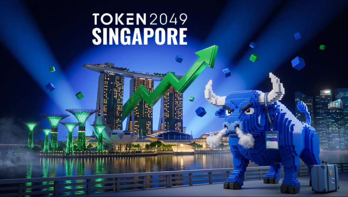 Stonks_Exchange's tweet photo. The Stonks team is heading to Singapore for @token2049 🇸🇬

If you're building on @base, trading memestocks, or working on tokenized equities, let's meet.

DMs are open. Tell us where you'll be. 🐂 📈 https://t.co/dtHMsTIW1W