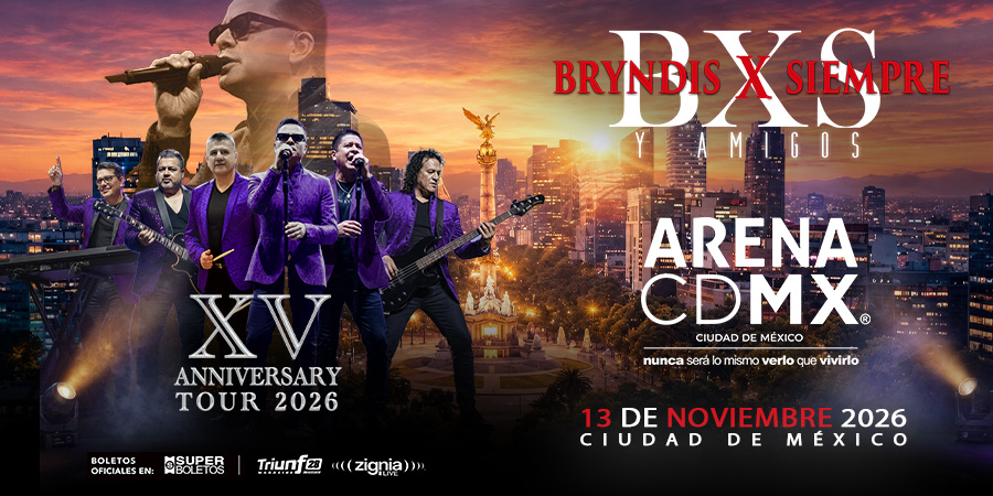 ArenaCdMexico's tweet photo. El grupo que le canta al amor está por llegar a la #ArenaCDMX 🎙️♥️

¡No te pierdas a BXS Bryndis X Siempre!

Compra tus entradas en Superboletos 🎟 y en la app de Superfan 📱: https://t.co/5KqY7LvvDA https://t.co/u83KKGZkZ1