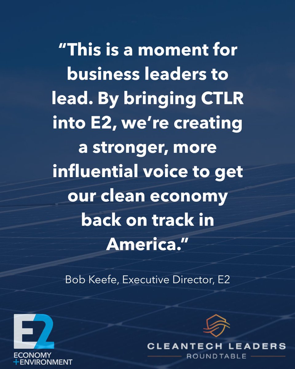e2org's tweet photo. We will strengthen and amplify our voices by combining our membership. We will grow our reach and footprint by combining our resources. And together, we will make the case for clean energy clear and undeniable for lawmakers, the public, and the press. /6
https://t.co/bHj6yBa46y https://t.co/lA5ij6mMZD