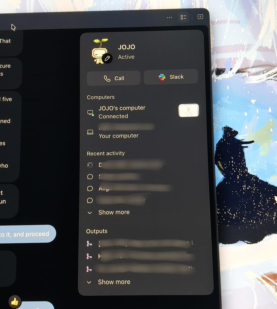 JOJO spawned 4–5 chats from one task list