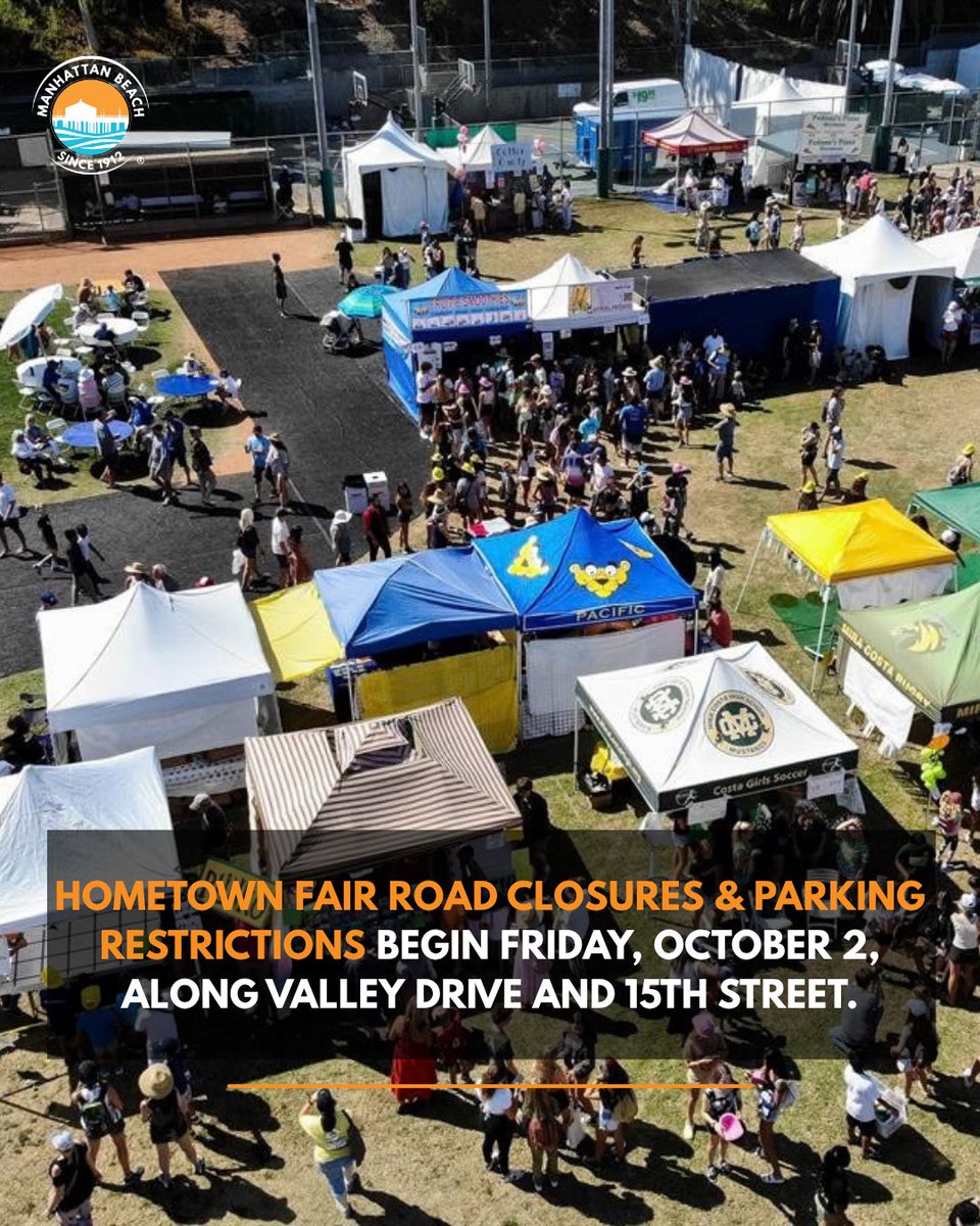 citymb's tweet photo. 🎡 Hometown Fair weekend is almost here! Road closures &amp; parking restrictions will impact Valley Dr. and 15th St. beginning Friday, Oct. 2. 🚧

➡️ Swipe for the traffic map.

Skip parking &amp; Ride the Wave! On-demand rides with no fixed routes. https://t.co/9ldjLC789g