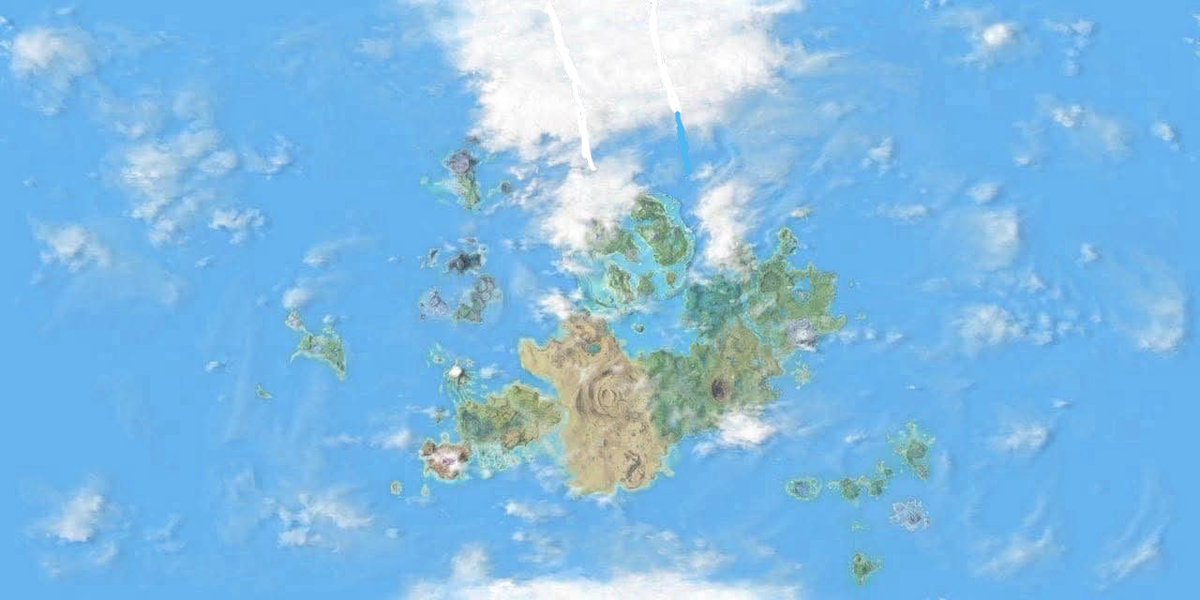 ziyeh12's tweet photo. @GenshinUniverse Well according to the moon teyvat texture,there are something between sneyzhnaya and monstart.I think is hyperborea,and it almost under the surface https://t.co/tYMzf2YHnT