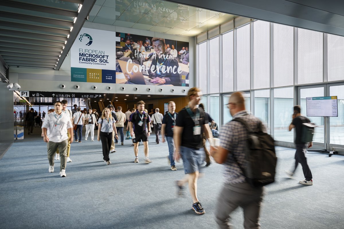 EuropeanFabric's tweet photo. Another busy day at #FabConEurope #SQLConEurope! We cannot believe tomorrow is the final day! 🥲 https://t.co/j8zUbvpaDC