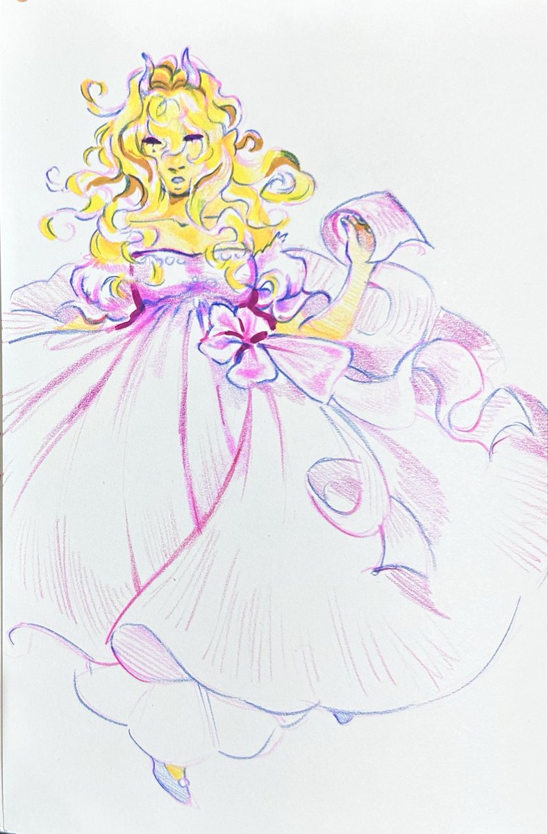 borbiaaa_'s tweet photo. hrllo colored pencil princezam doodle 👋 https://t.co/SvCsZv0sfy