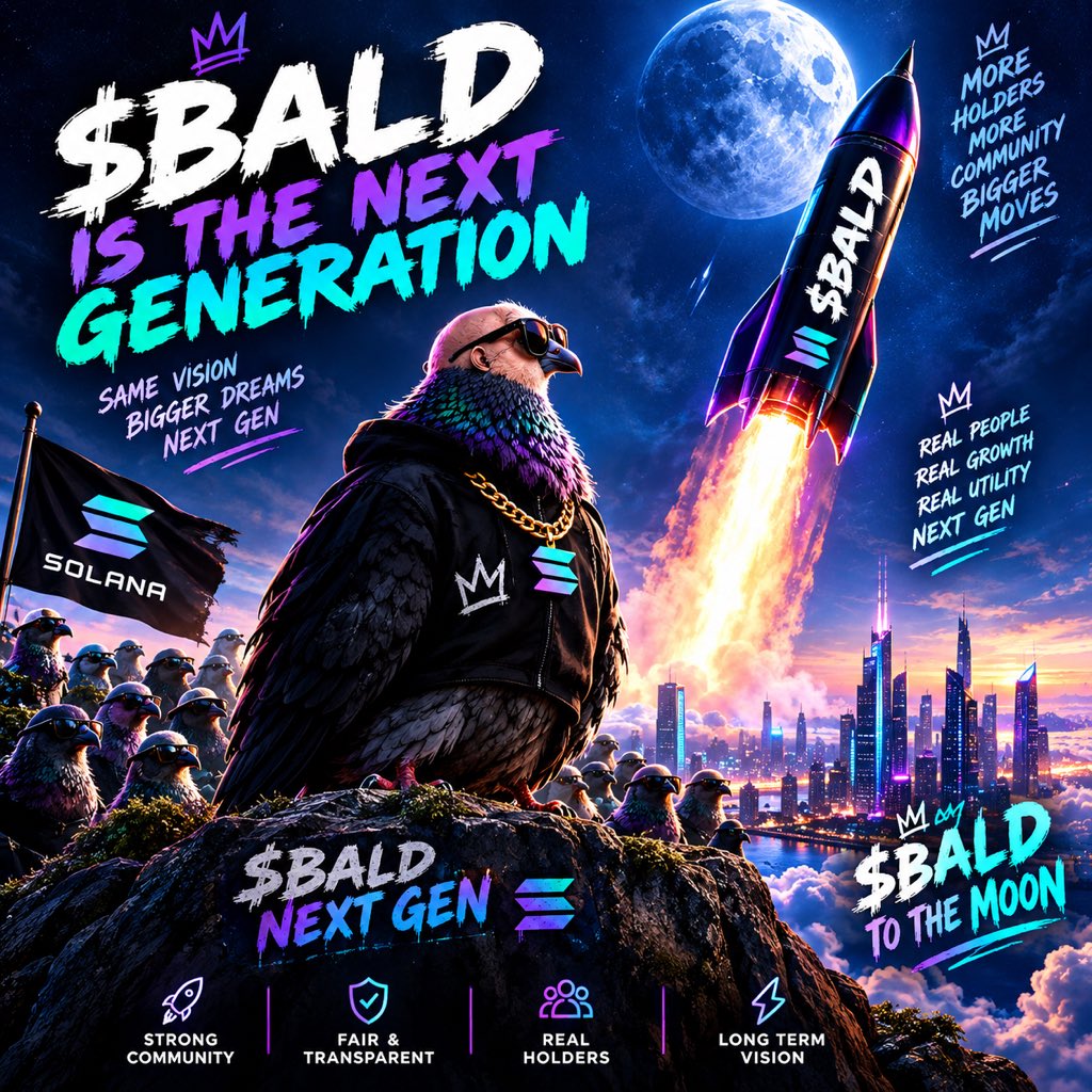 AcordofNG's tweet photo. @Bitcointje @Bart_Mol The next big run is here #10000x GEM

$BALD is already painting my portfolio green 

Ca: 9b2TErku1jM8gd2DFVotGyXMdmPx2fcwvBuHPzqQpump

Tg: https://t.co/oJwgI6QfMI
@BaldPigeonzc https://t.co/zCGJtWbFvM