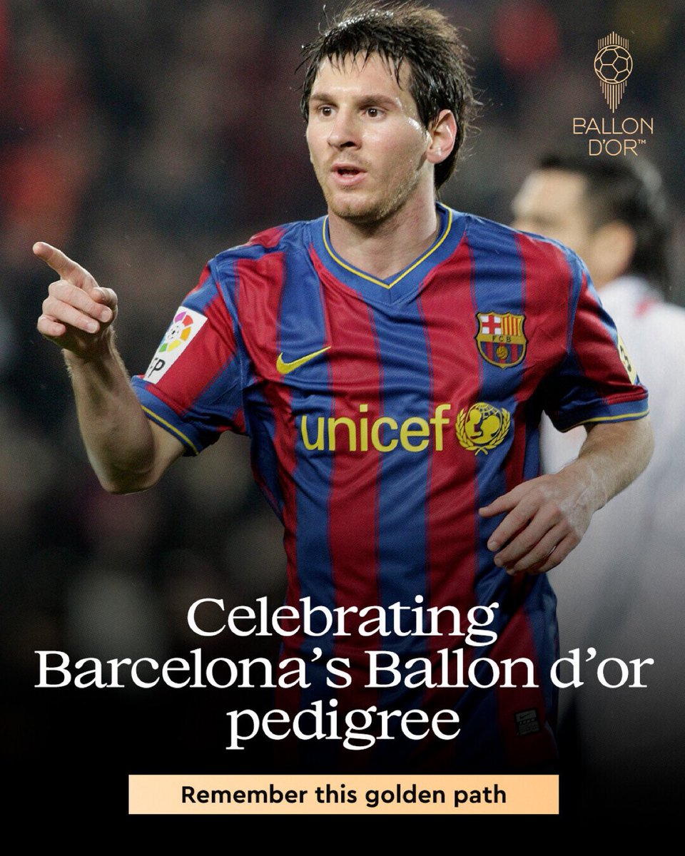 kengermann's tweet photo. A GOLDEN TRADITION 🔵🔴✨

More than a club. A legendary home for football royalty.

Explore Barça’s rich Ballon d'Or pedigree throughout the decades ➡️.non.li/Db

#ballondor #barcelona #fcbarcelona https://t.co/UJEfzHiqrt