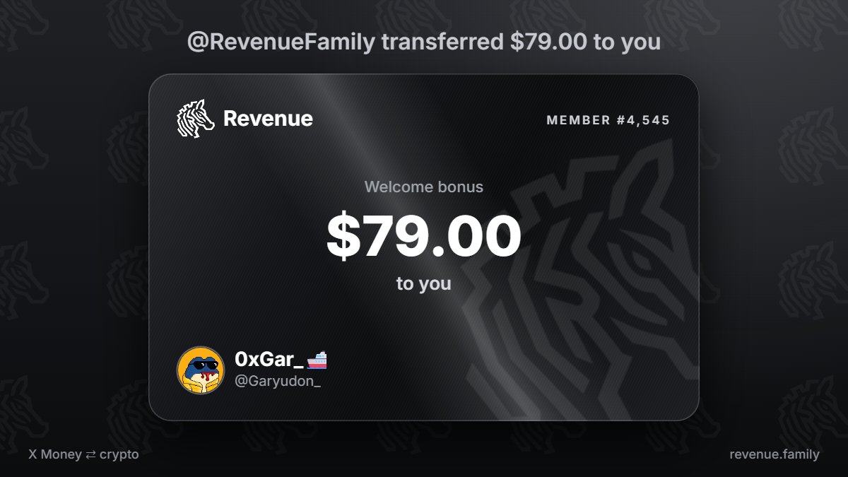 Garyudon_'s tweet photo. @RevenueFamily Yes, $79.00 from @RevenueFamily https://t.co/ez0SQ5Qn2j
