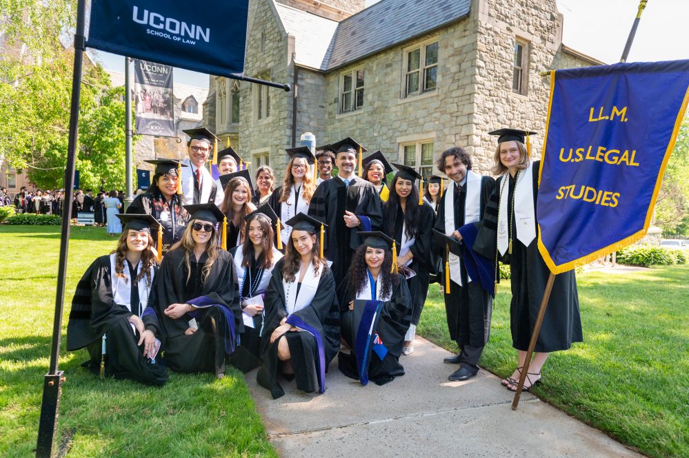 UConnLaw's tweet photo. Four UConn Law LLM programs (U.S. Legal Studies, Human Rights and Social Justice, Insurance Law, and Energy and Environmental Law) have earned recognition on the @NationalJurist’s 2026 Honor Roll of Best LLM Programs for Foreign Attorneys. https://t.co/Zod61Asexe https://t.co/MPUgVNaIH2