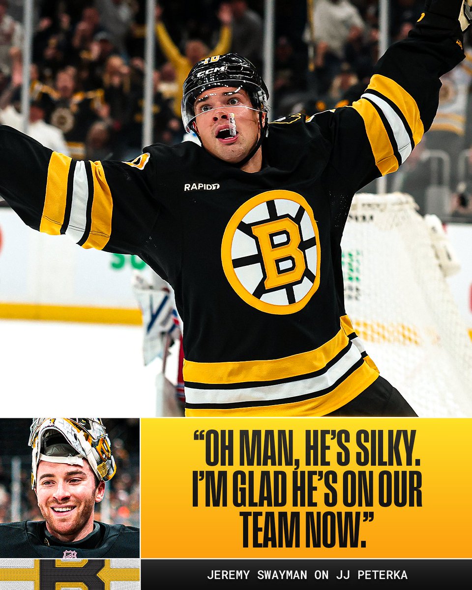 Now the only time JJ Peterka can score highlight reel goals on Jeremy Swayman is in practice. 😂 #NHLFaceOff 
 [📷](https://pbs.twimg.com/media/HTe5KnKbMAAxYwi.