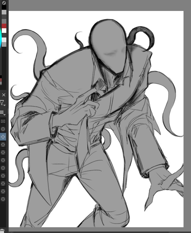 kvasiiik_'s tweet photo. I got carried away a little...
WIP 
#slenderman #creepypasta https://t.co/VZbDb36OTq