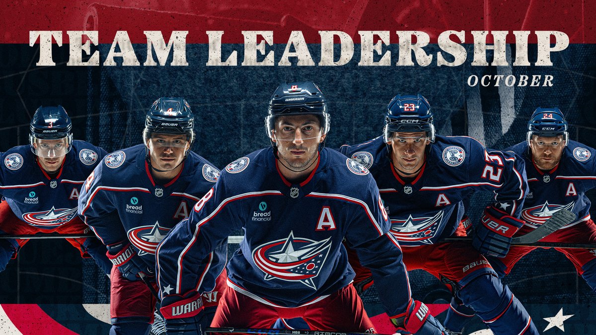 BlueJacketsNHL's tweet photo. We will utilize rotating alternate captains throughout the 2026-27 season.

Zach Werenski, who has served as an alternate captain since 2021, will continue in that role.  Our other two alternate captains will rotate among several players throughout the season.  In October, Charlie Coyle & Mathieu Olivier will be the alternate captains at home, while Sean Monahan and Cole Sillinger will wear the “A” on the road.