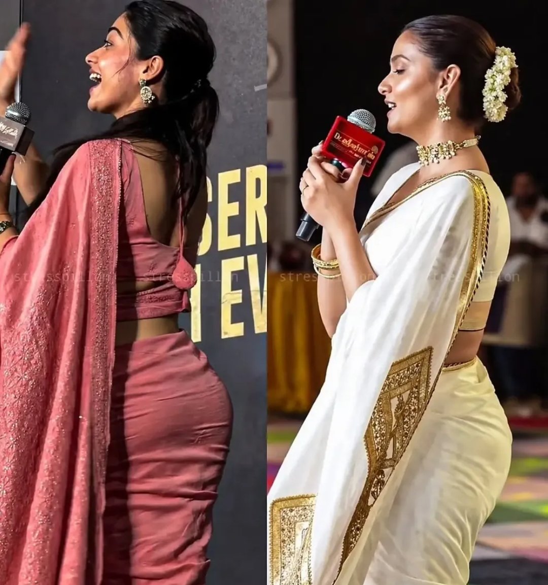 respect__girl's tweet photo. Rashmika🥵    keerthi suresh 🥶

Both actress are married 🌚

Married girl ass are better than non married girl 💯😍

#rashmika 
#keerthisuresh https://t.co/9Tcl0k23xk