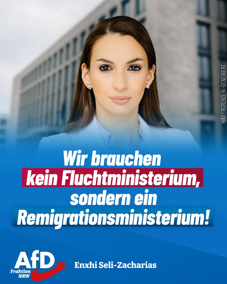 Globalite_'s tweet photo. 🇩🇪 Almanya'da göçmenlerin zorla geri gönderilmesini isteyen AfD üyesi Seli-Zacharias'ın Arnavut göçmeni olduğu ortaya çıktı. https://t.co/mhxjfCWVX8
