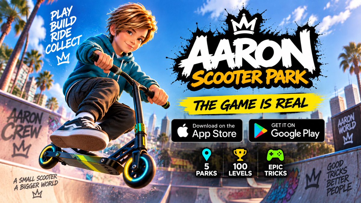 aaronworldofc's tweet photo. 🛴 $AARON ISN’T JUST A TOKEN ANYMORE.

The game is LIVE. 🎮

🍎 App Store ✅
🤖 Google Play ✅
🌍 5 Parks
🏆 100 Levels

Years of silence. Then we came back BUILDING.

AARON Scooter Park is real. And this is only the beginning. 👑

#AARON #BNBChain https://t.co/9mtf0FgU8p
