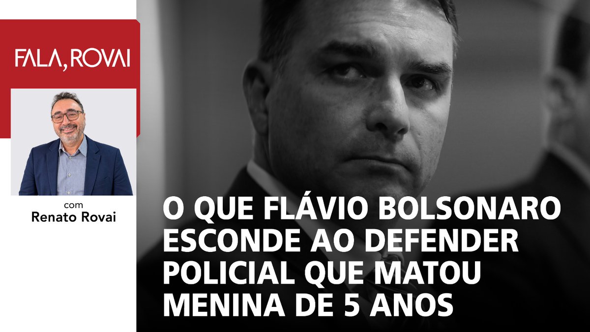 revistaforum's tweet photo. O que Flávio Bolsonaro esconde ao defender policial que matou menina de 5 anos

Confira a análise de @renatorovai, diretor de Redação da Fórum: https://t.co/NY3XthH9eF

#falarovai #revistafórum #TVFórum https://t.co/d0V0xm3AAf