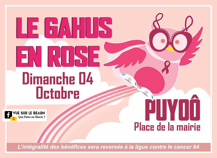 vuesurpyrenees's tweet photo. Le Gahûs en Rose 2026
Dimanche 4 octobre à Puyoo
+infos
https://t.co/eqjZxZRkQG
Organisé par Les Amis du Gahûs
Petit-déjeuner
Marche et course sur inscription.
#randonnée #bearn #trail #pyrenees #octobrerose https://t.co/qGazvUDsqX