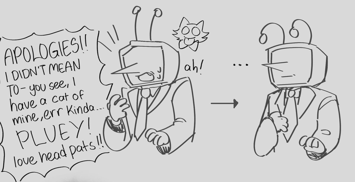 pepkkett's tweet photo. "Is it okay to ask seamtenna and jealous jevill..? Bcuz its always spamvil and jealous tenna๐๐" ~ https://t.co/gD21MzFywo
(1/2) First time drawing Tenna, kinda nervous #tenna #seavil https://t.co/h5cmCvHPkq