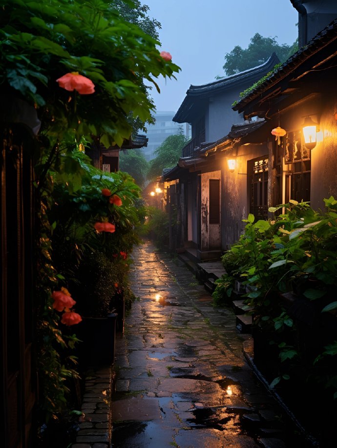 AhmadFa97090685's tweet photo. [Went to the old alley tonight. The dim air and silent atmosphere made me feel a bit ashamed of my previous impulse to boast carelessly, yet I also got the quiet gift of self-reflection here]， https://t.co/KPaXIo7mzF