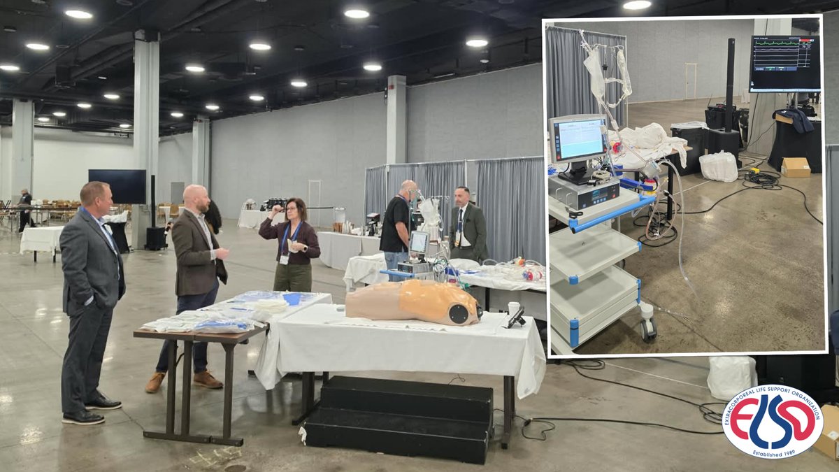 ELSOOrg's tweet photo. 📢 Cowboy cannulation and simulation showdown hands-on activity at the 37th Annual ELSO Conference #ELSO2026‼️ https://t.co/MoTYnVlRkG