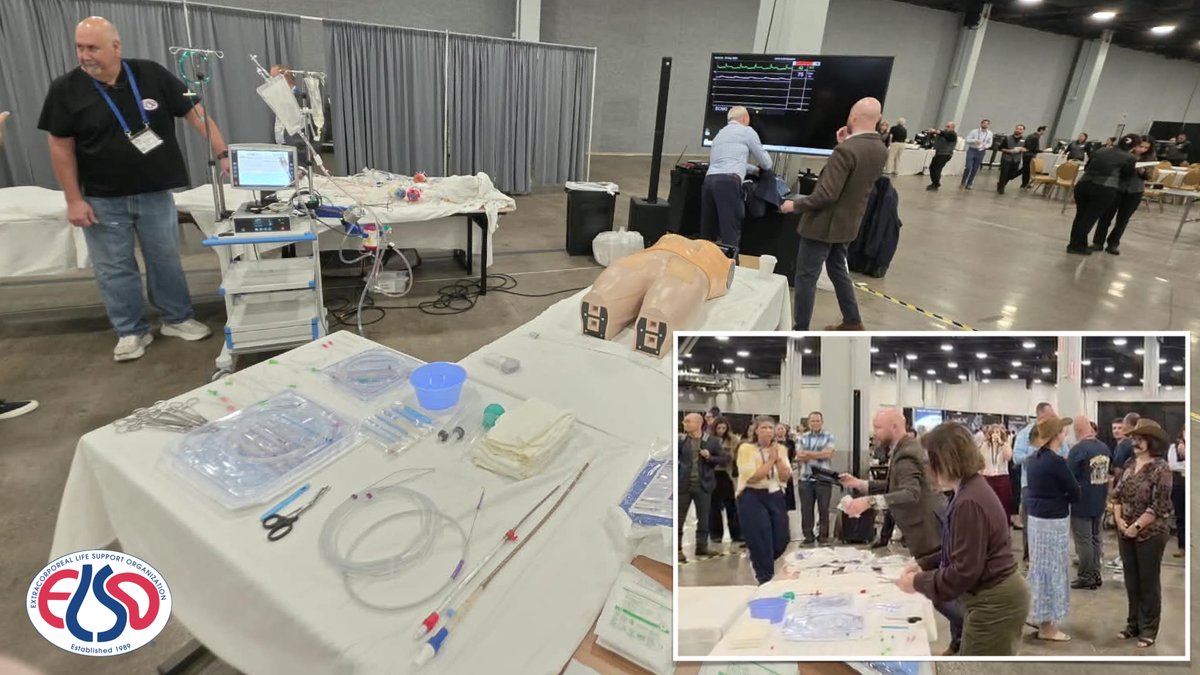 ELSOOrg's tweet photo. 📢 Cowboy cannulation and simulation showdown hands-on activity at the 37th Annual ELSO Conference #ELSO2026‼️ https://t.co/MoTYnVlRkG