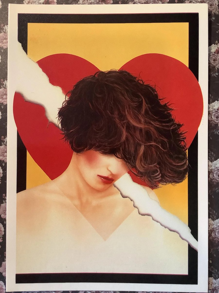 WatsonsVintage's tweet photo. ONLY ONE LEFT NOW! Extremely RARE 1980s Vintage Athena Blank Greetings Card - 80s Woman &amp; Heart Design 'Heart Break' by Artist, Syd Brak - Keep, Send or Frame https://t.co/ZHHrcBs9aS via @Etsy #SydBrak #Athena #VintageCards #80sArt #GreetingsCards #HeartBreak #CardsToFrame https://t.co/VAkicrCJf2