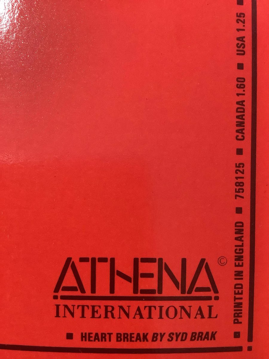 WatsonsVintage's tweet photo. ONLY ONE LEFT NOW! Extremely RARE 1980s Vintage Athena Blank Greetings Card - 80s Woman &amp; Heart Design 'Heart Break' by Artist, Syd Brak - Keep, Send or Frame https://t.co/ZHHrcBs9aS via @Etsy #SydBrak #Athena #VintageCards #80sArt #GreetingsCards #HeartBreak #CardsToFrame https://t.co/VAkicrCJf2