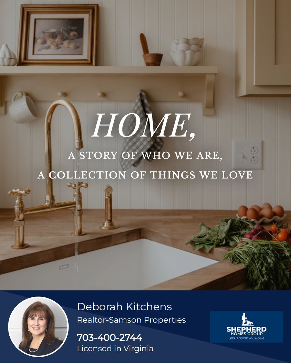DeborahKitchens's tweet photo. A home is where traditions begin, milestones are celebrated, and memories are made. 🏡❤️

Whether you're buying your first home, upgrading to fit a growing family, or searching for a fresh start, finding the right place is about creating a foundation for the future. https://t.co/LjNcHp4YyJ