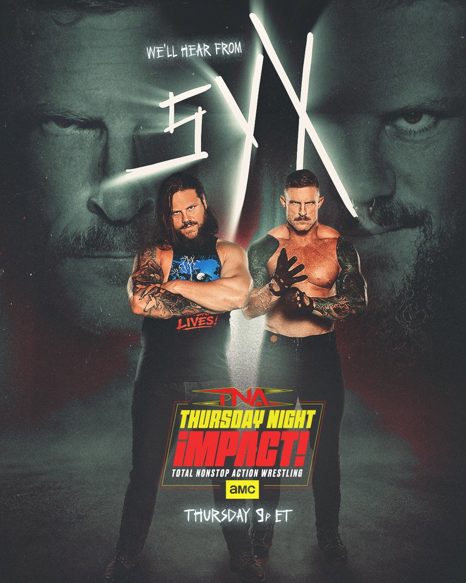 JoeGacy's tweet photo. Tomorrow tune into @ThisIsTNA on @AMC_TV and here is speak…… #sYX #TNA #Sicks #josephsawyer #boundforglory #BFG https://t.co/f5INzIIfY2