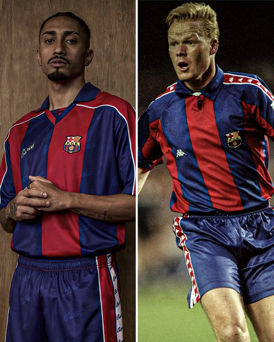 ESPNFC's tweet photo. These current Barca stars in the threads from the 90's 😮‍💨🔥

(via @fcbarcelona) https://t.co/wIxCPV6Khw