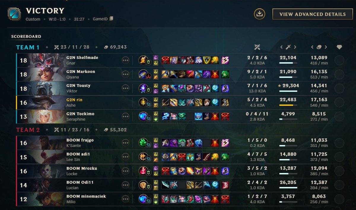 adcRin's tweet photo. 2 0 vs BOOM we are in emea playoffs https://t.co/PCXiKBGebM