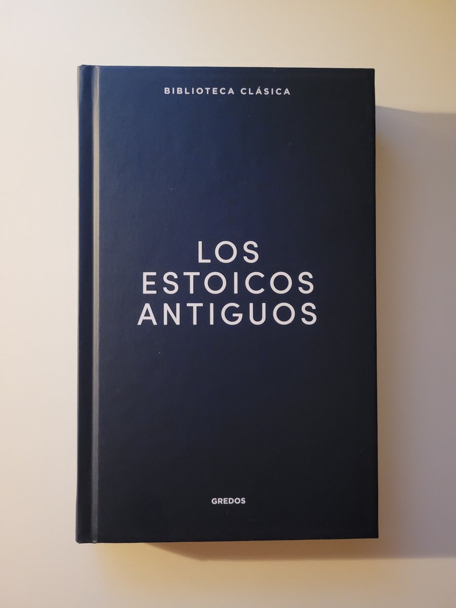 Alex_philosoph's tweet photo. Se acaba de reeditar, por fin, el volumen de la Biblioteca Clásica de Gredos sobre los estoicos antiguos (Zenón de Citio y sus discípulos; Crisipo está en esa colección en 2 vol. distintos), que contiene todos los fragmentos que han llegado de esta primera generación de estoicos. https://t.co/MOEXZySki0