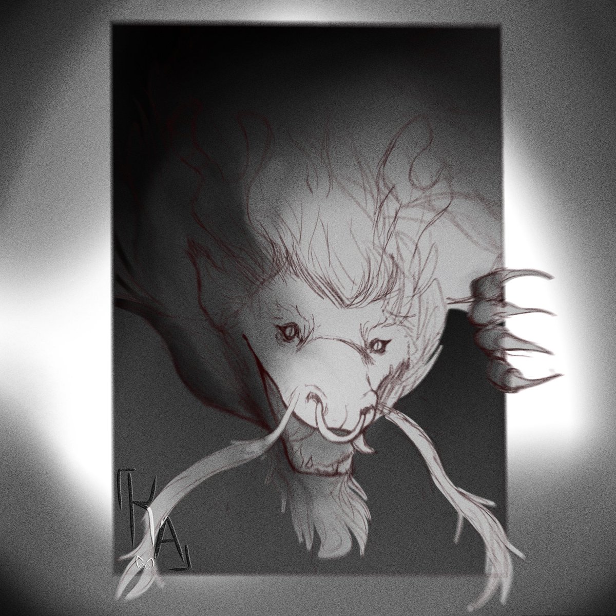 KRYPTICHOUND_'s tweet photo. Draaaagon 
.
.
.
#dragon #digitalart #ocart https://t.co/u42Z2fAoN7