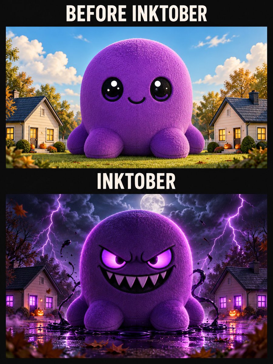 BeastTheMascot's tweet photo. @krakenfx we like to call it inktober https://t.co/DoIoSxyCTt