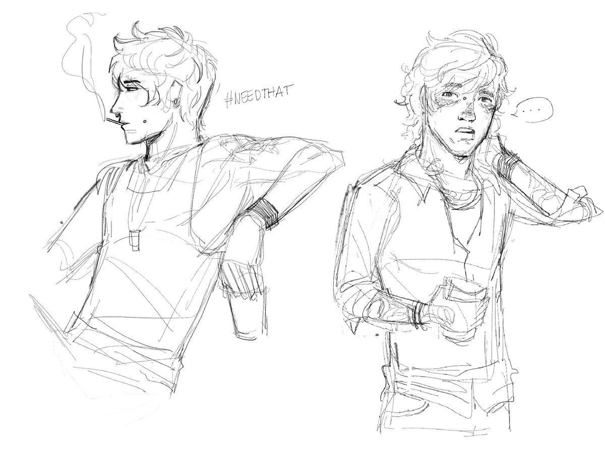 shouyome's tweet photo. lazy sketch. can they lock tf in #hijack #frostcup https://t.co/F4OY0sY6eX