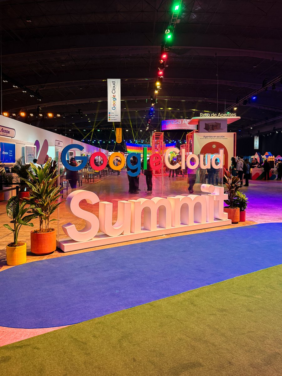 tryolabs's tweet photo. Day 1 at Google Cloud Summit in Mexico City. 🇲🇽

Leaders Connect is underway, and we’re ready to talk AI, from choosing where to start to getting it into production.

Find us by the entrance to the main theatre. Bring your questions, meet the team, and take home some merch! https://t.co/bS4kuGDWaj
