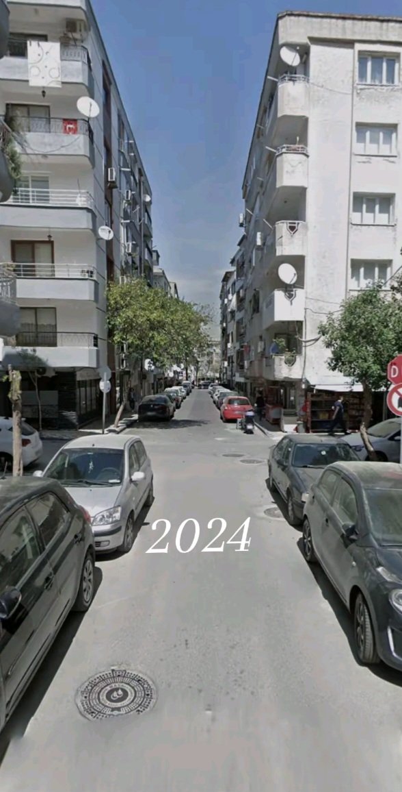 DunyaNotlariTR's tweet photo. Bir kullanıcı 2024 ve 2014 tarihlerine ait sokak resimlerini karşılaştırdı. https://t.co/xS44DaCwHr