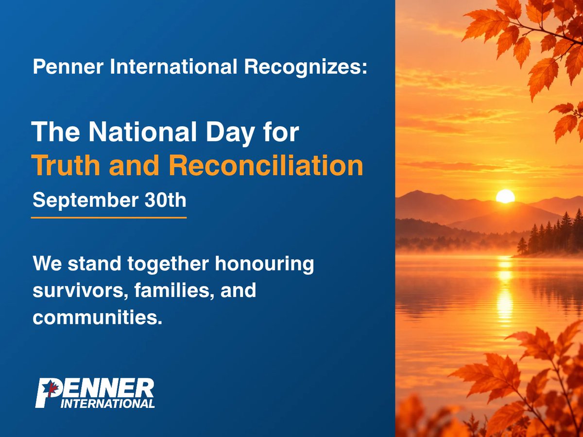 PennerInt's tweet photo. We stand together to honour the survivors, their families, and communities across Canada. 💛

We recognize this time to listen, reflect, and learn the importance of truth, healing, and reconciliation.

#EveryChildMatters #NationalDayForTruthAndReconciliation #PennerInternational https://t.co/oMZsF1cVPJ