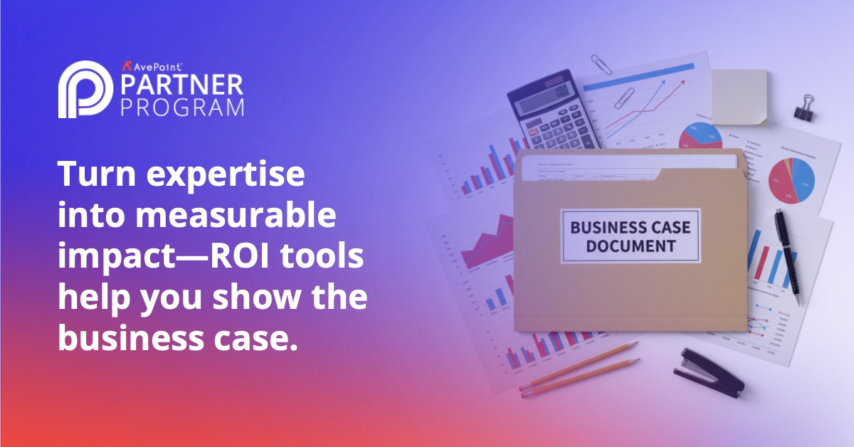 AvePoint's tweet photo. Turn expertise into stronger business outcomes.
With AvePoint, access the expertise and go-to-market support you need to win more deals, expand services, and scale profitably.
Learn more: https://t.co/Gk1unjkYPf
#AVPT #Partners https://t.co/e5GeBxHqTi