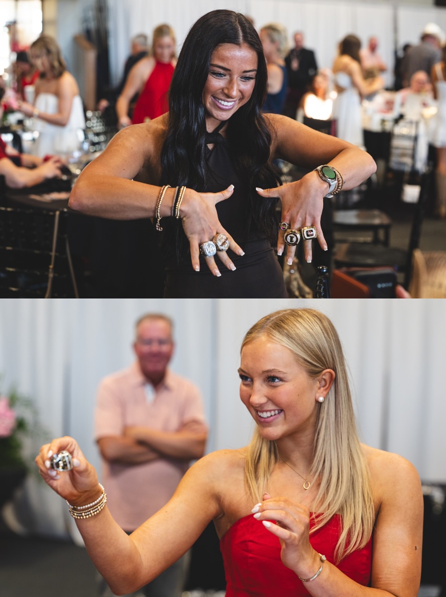 NCAA_Gymnastics's tweet photo. New addition to the ring stack 💍

#NCAAWGYM x 📸 / 🎥 @OU_WGymnastics https://t.co/O3xtDv6Da6