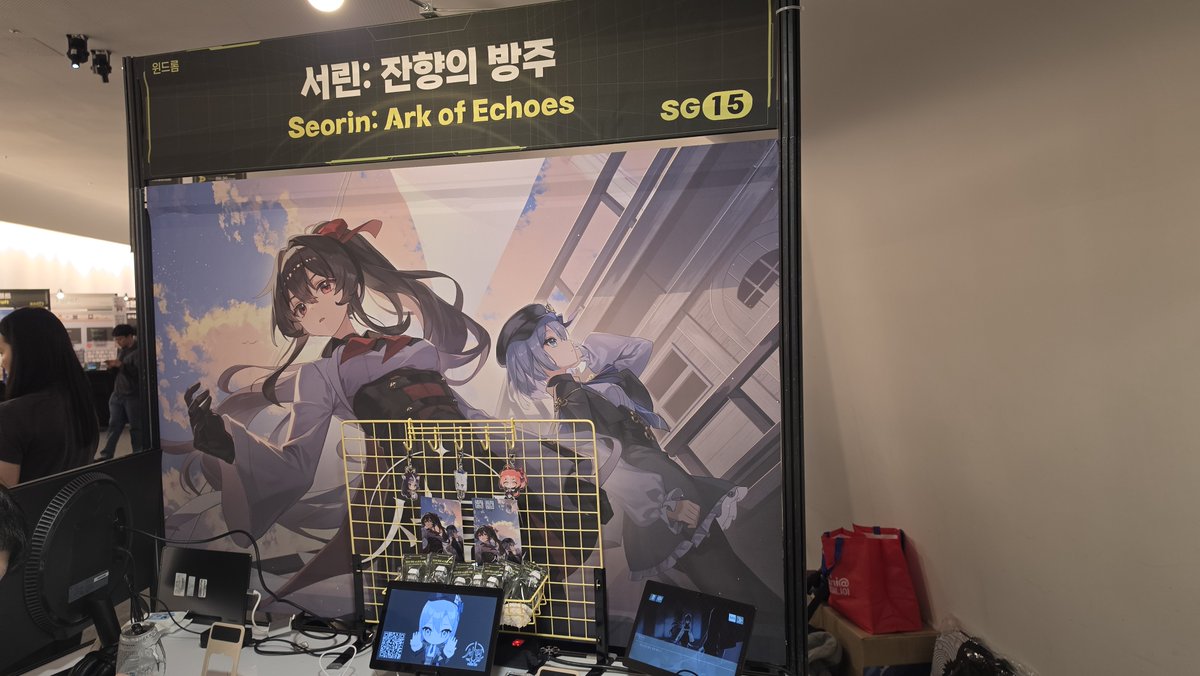 EN_SEORIN's tweet photo. Thank you for joining us at GES 2026! ✨🎮

We had an incredible time with our booth demos and sitting down for a documentary interview!

Check out some highlight photos from the event! 📸

Stay tuned for more updates!

#Seorin #Seorin_Ark #IndieGame #GameDev https://t.co/uhHX9QO05d