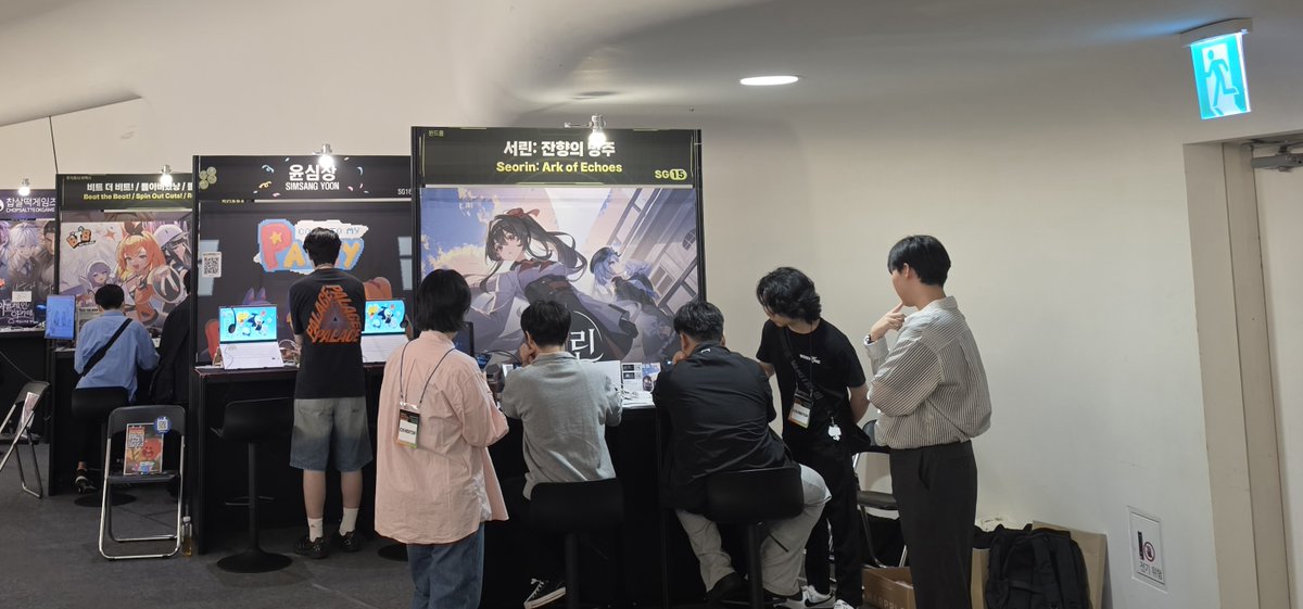 EN_SEORIN's tweet photo. Thank you for joining us at GES 2026! ✨🎮

We had an incredible time with our booth demos and sitting down for a documentary interview!

Check out some highlight photos from the event! 📸

Stay tuned for more updates!

#Seorin #Seorin_Ark #IndieGame #GameDev https://t.co/uhHX9QO05d