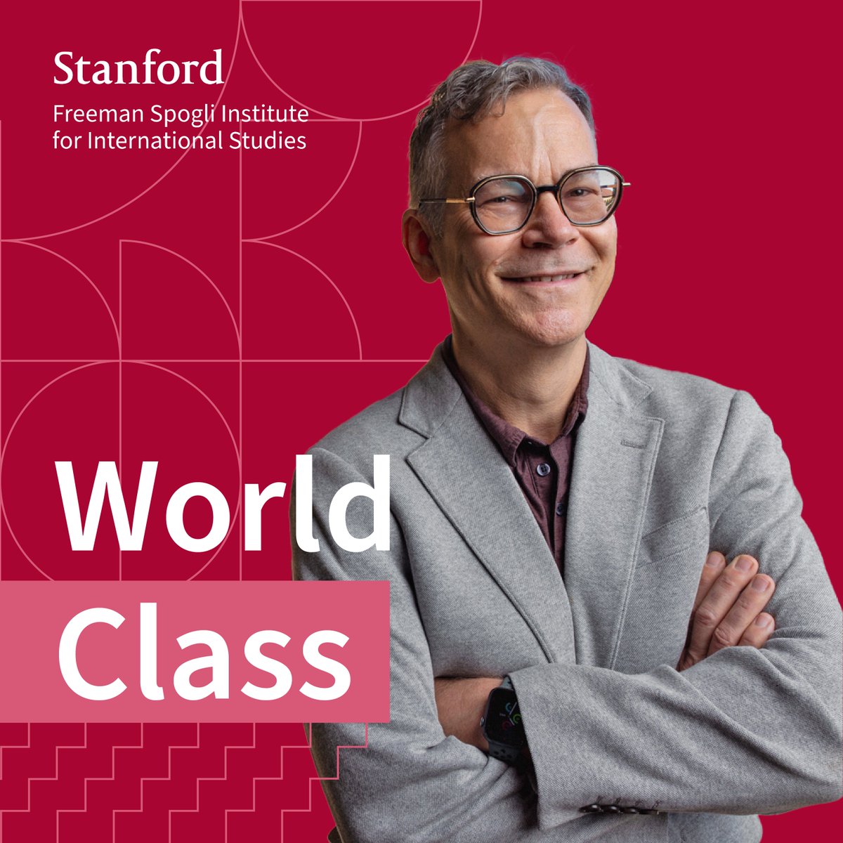 FSIStanford's tweet photo. Celebrate #InternationalPodcastDay by listening to #WorldClassPodcast with @ColinKahl!

Hear conversations about AI and its implications; how to understand the conflicts in Russia, Ukraine, and Iran; and unpack U.S. competition with China.

🎧 LISTEN HERE: https://t.co/rSl28oyhI6 https://t.co/vN6fkPEf23