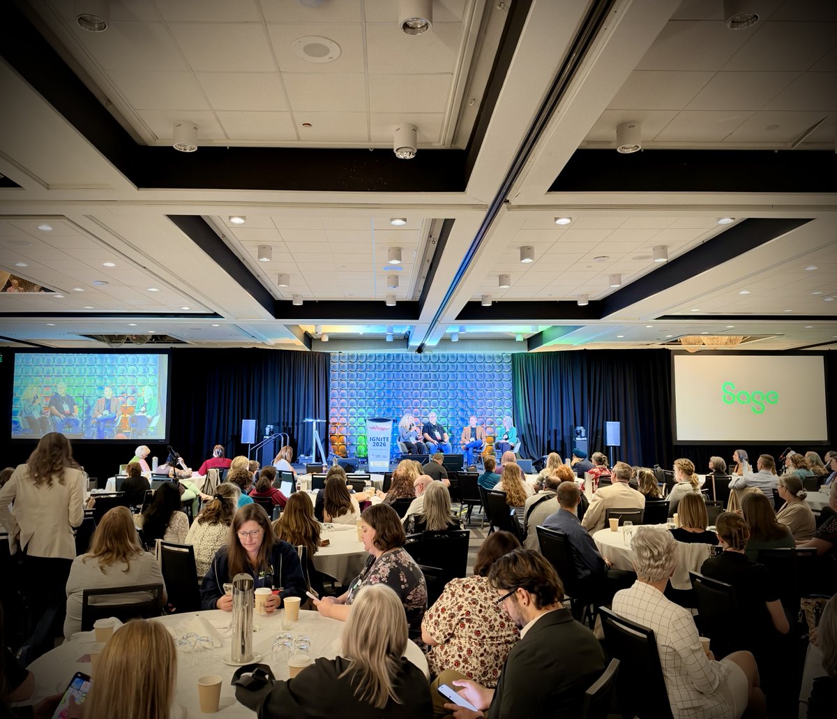 Sage_Canada's tweet photo. That’s a wrap on CPB IGNITE in Montréal! 🇨🇦

From conversations about AI and the future of bookkeeping to new product innovation and celebrating this year’s CPB Bookkeeping Excellence Award winners, it was a great few days connecting with Canada’s bookkeeping community. https://t.co/T7ILk41vn3