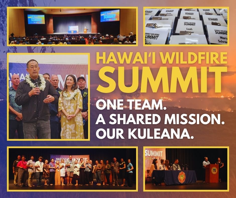 FireScienceGOV's tweet photo. Nearly 250 wildfire professionals, community leaders, policymakers, &amp; partners gathered on Kauaʻi for the 2026 Hawaiʻi Wildfire Summit, co-hosted by the Pacific Fire Exchange &amp; Hawaiʻi Wildfire Management Organization.

Presentations and recordings: https://t.co/K1kYI8pSah https://t.co/vQlzGa5Yg0