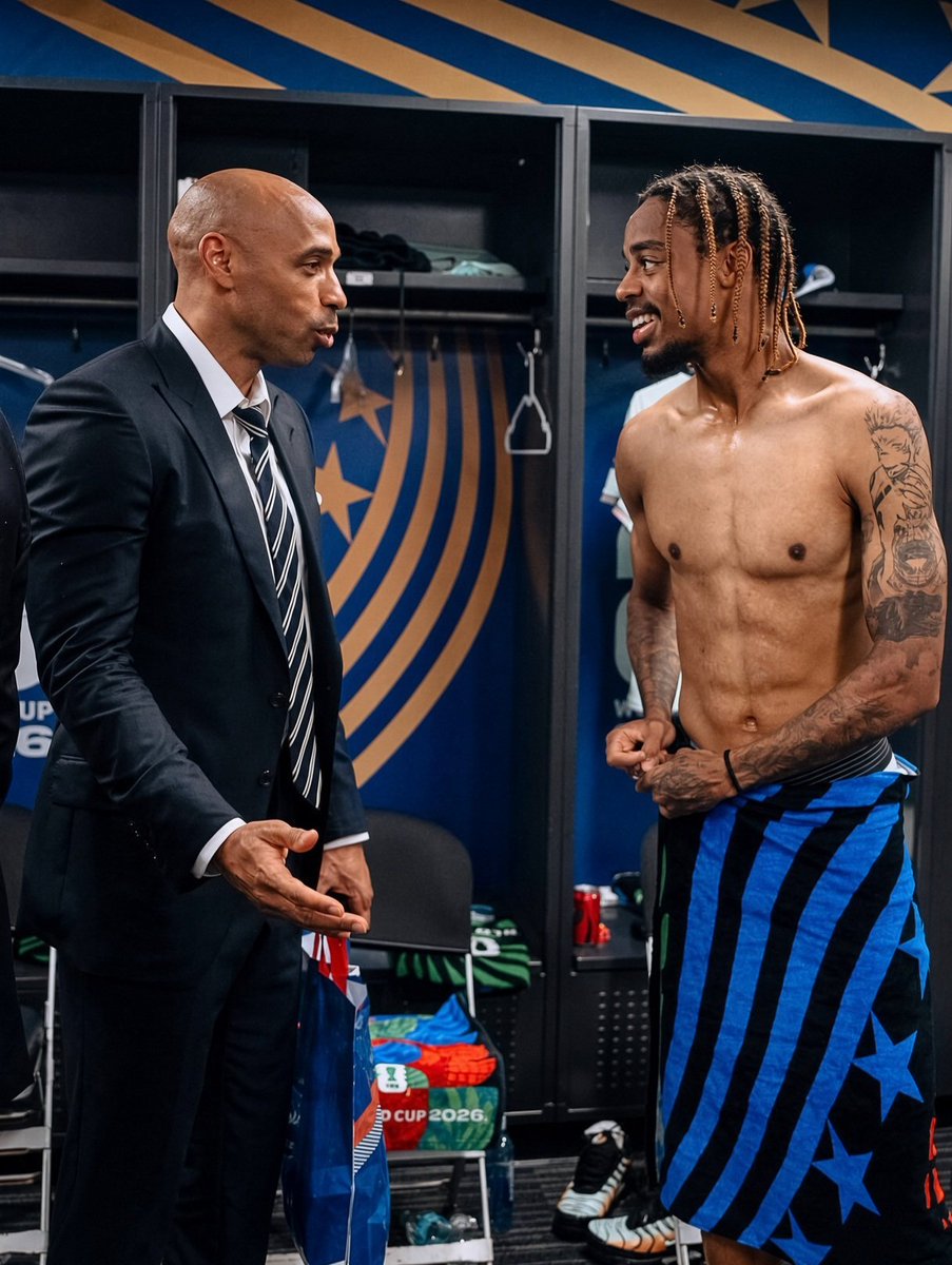 DailyFootyTakes's tweet photo. Thierry Henry knows better than anyone what it takes to transition from Ligue 1 to the Premier League with a massive price tag on your back.

Asking £123m Bradley Barcola to immediately carry this Liverpool attack in a new system under Iraola is crazy. Give him time.

Is Henry right to tell LFC fans to be patient?